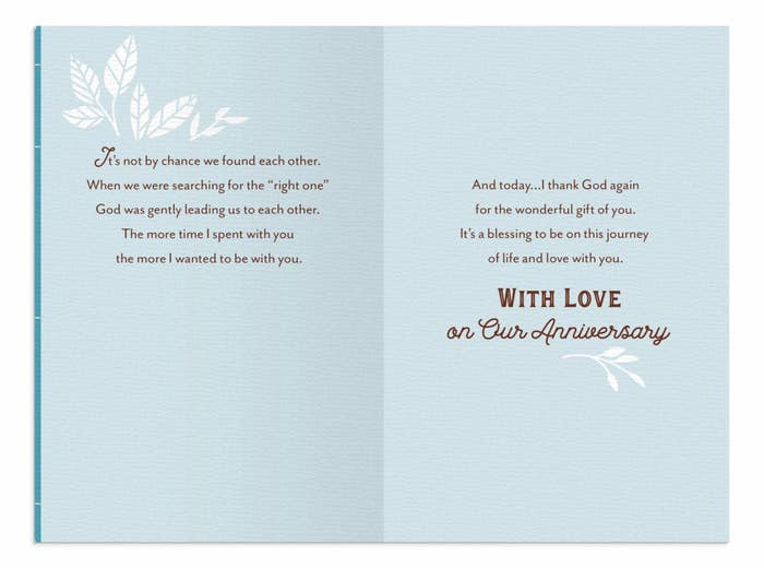 Anniversary - Husband - God's Man For Me - 1 Greeting Card