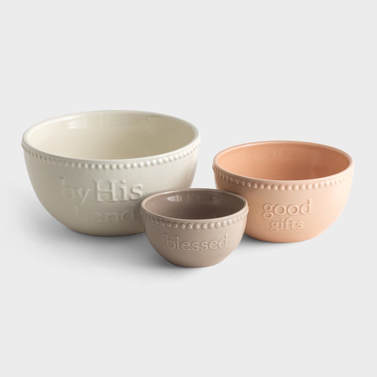 Mary & Martha - Grace & Gratitude Nested Bowls | Set of 3
