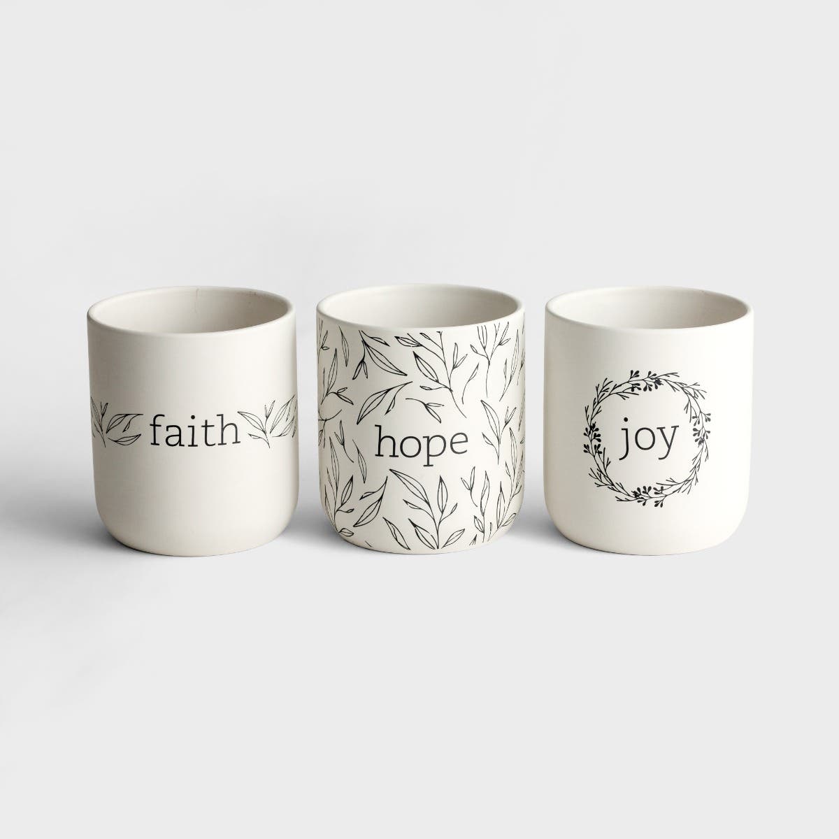 Mary & Martha - Faith Hope Joy Planters | Set of 3