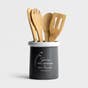 Serve One Another - Ceramic Utensil Caddy