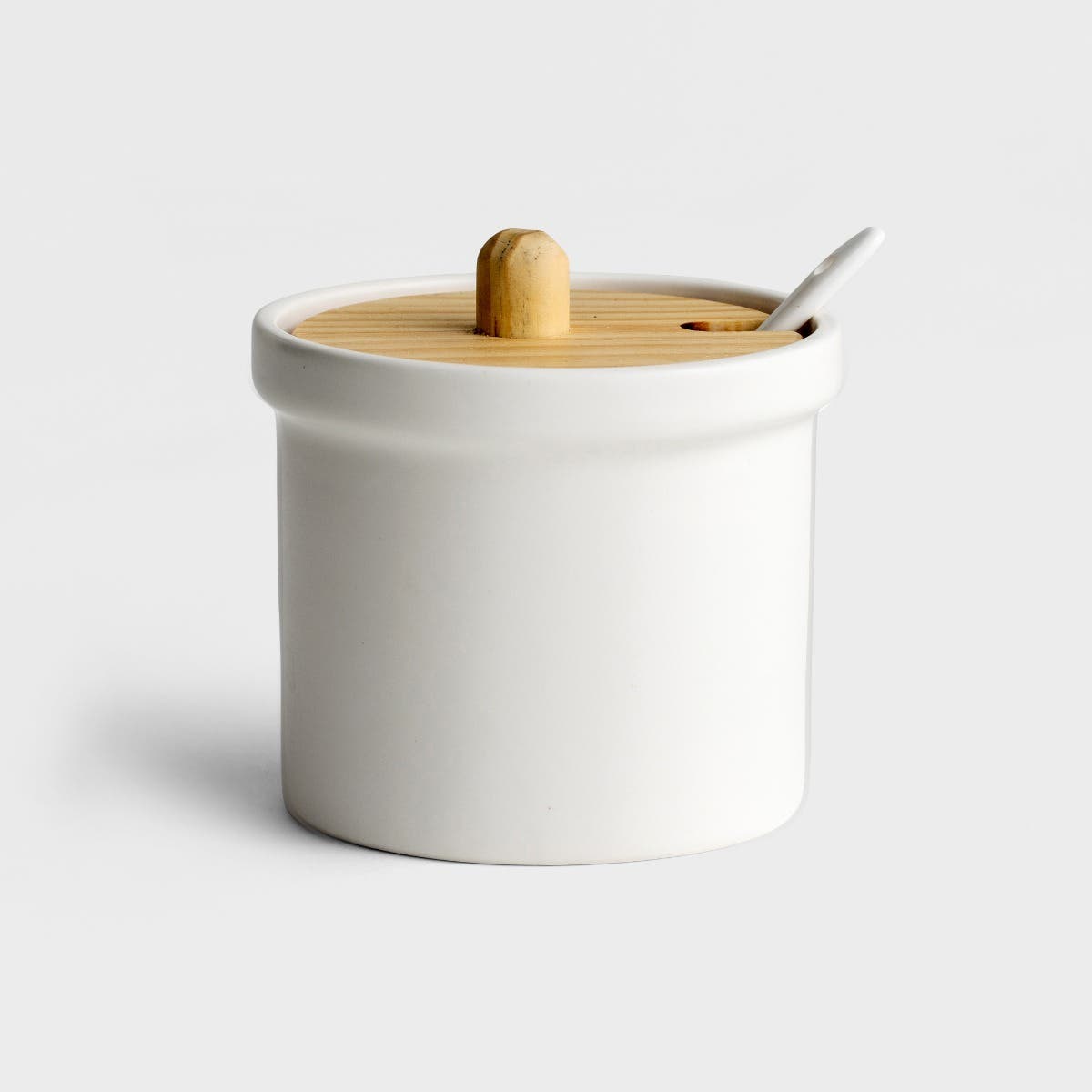 Olive Branch Condiment Container with Spoon