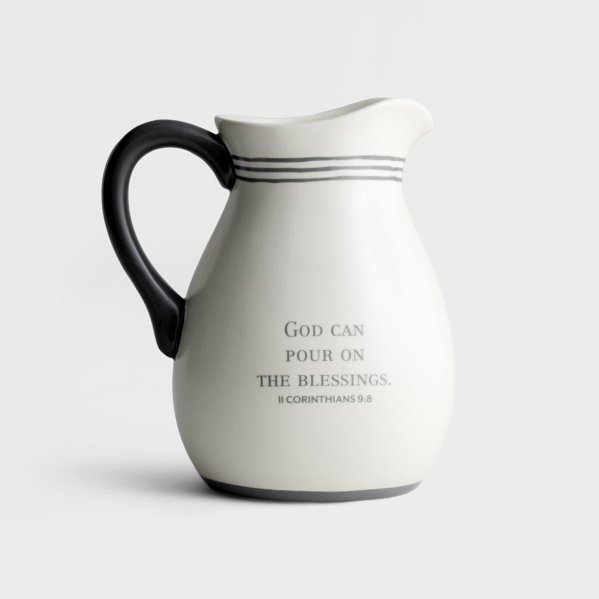 Pour On The Blessings - Ceramic Pitcher