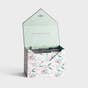 Greeting Card Organizer Box with Dividers and 24 Assorted Cards - Floral