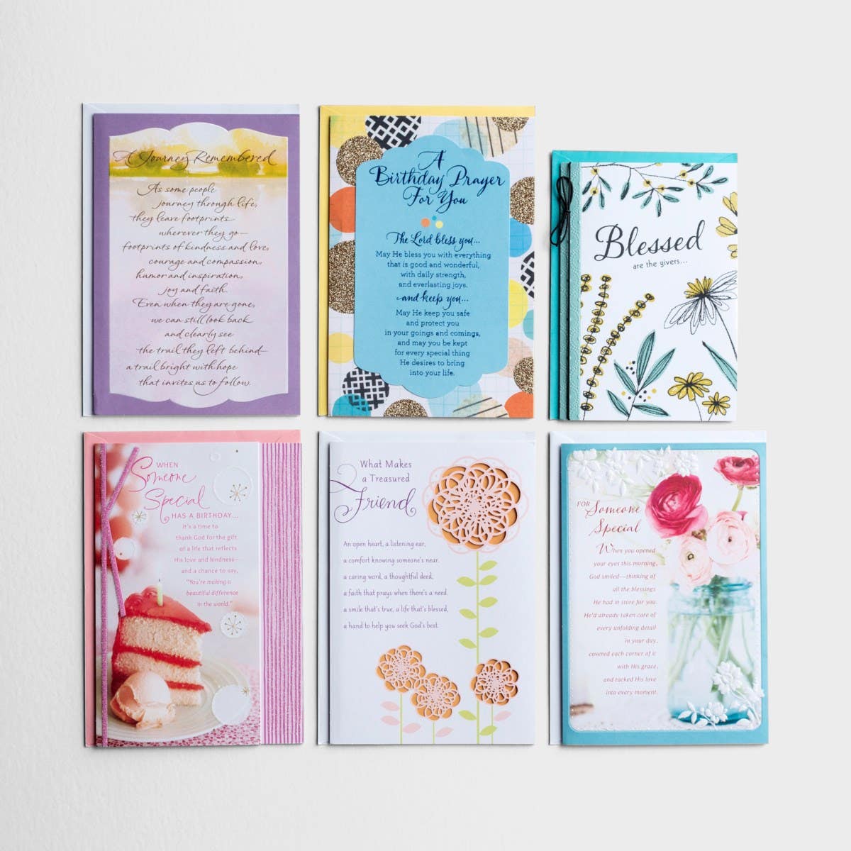 Dots & Daisies Greeting Card Organizer Box and Labels