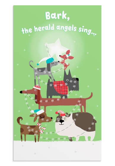 Little Inspirations - Paw-Some Christmas - 16 Christmas Boxed Cards and Envelopes
