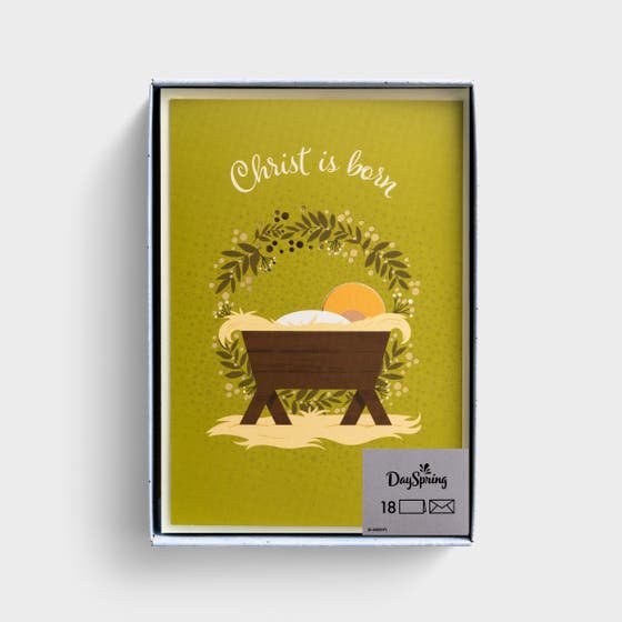 Christ is Born - 18 Christmas Boxed Cards