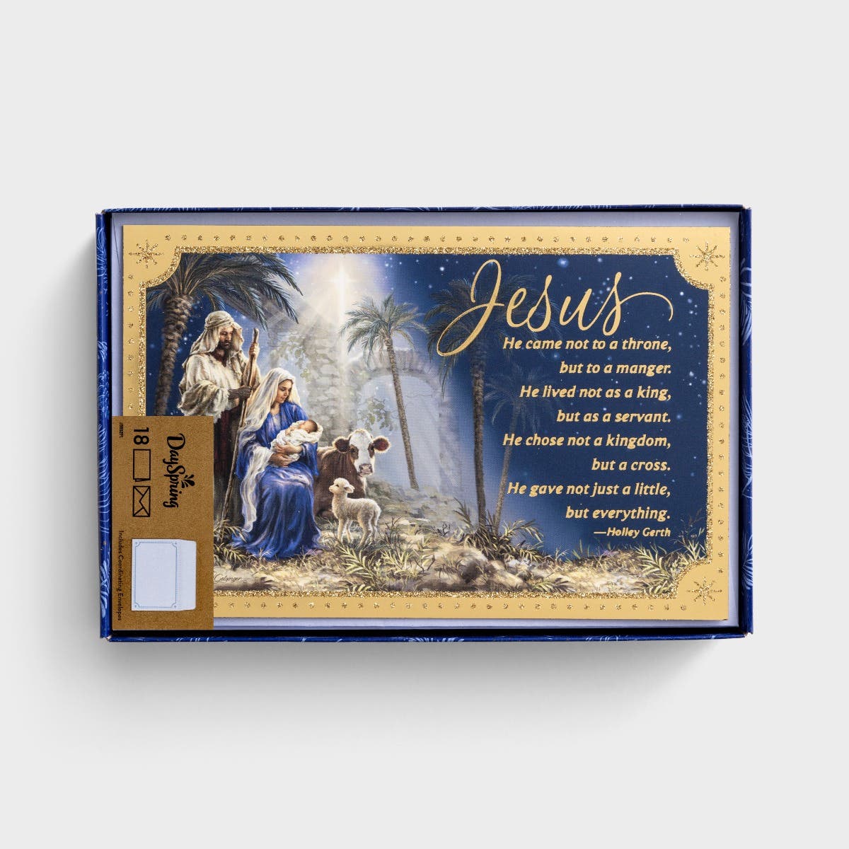 Dona Gelsinger - Jesus Nativity - 18 Boxed Cards and Envelopes, NIV