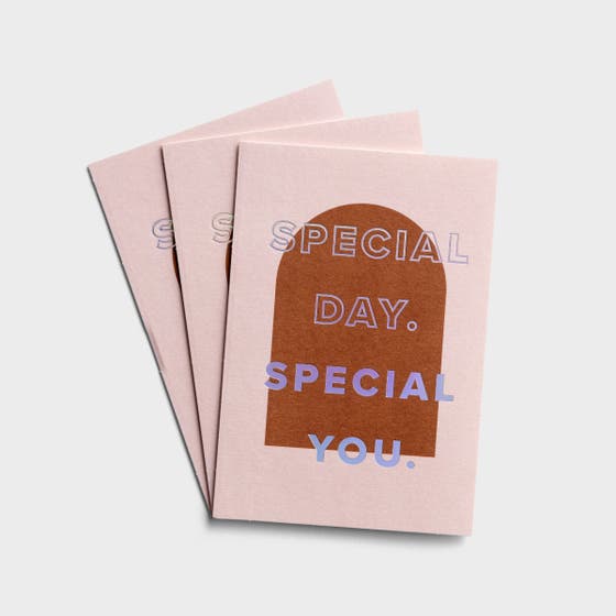 Noteworthy - For Anyone - Special Day. Special You. - 3 Greeting Cards