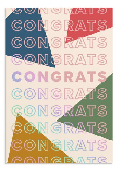 Noteworthy - Congratulations - Congrats - 3 Greeting Cards