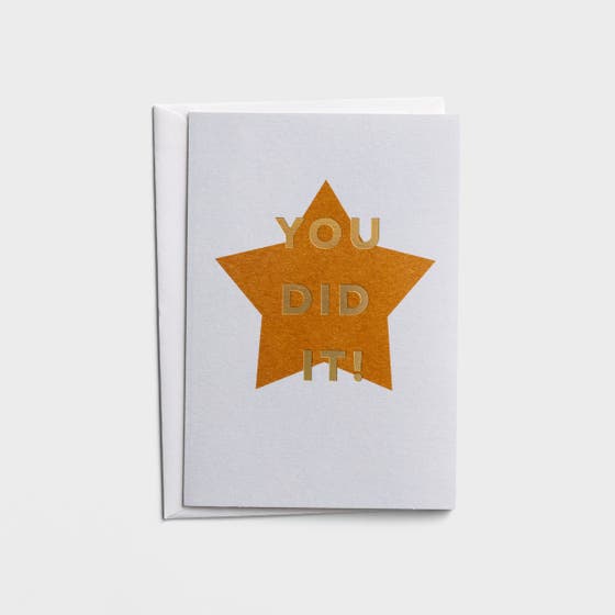 Noteworthy - Congratulations - You Did It - 3 Greeting Cards