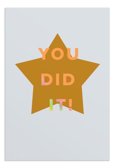 Noteworthy - Congratulations - You Did It - 3 Greeting Cards