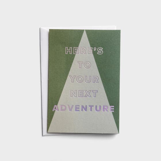 Noteworthy - For Anyone - Here's to your Next Adventure - 3 Greeting Cards

