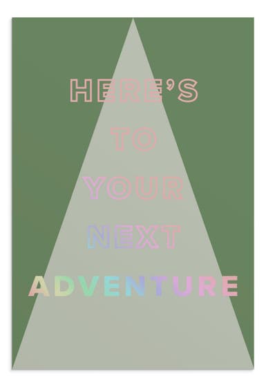 Noteworthy - For Anyone - Here's to your Next Adventure - 3 Greeting Cards
