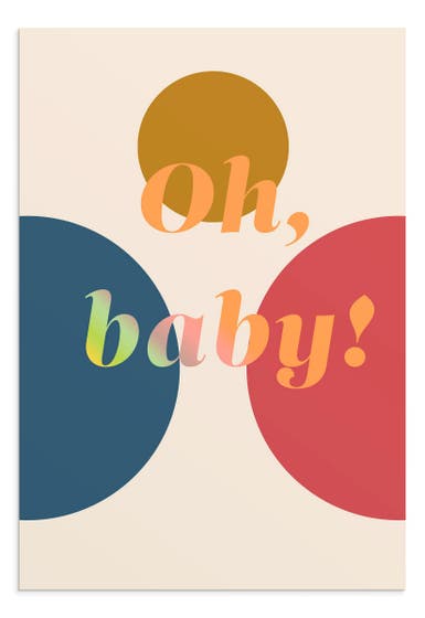 Noteworthy - Newborn - Oh, Baby - 3 Greeting Cards