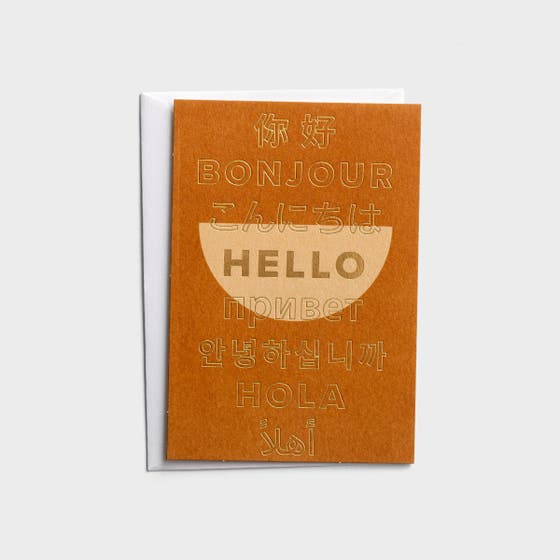 Noteworthy - For Anyone - Hello - 3 Greeting Cards