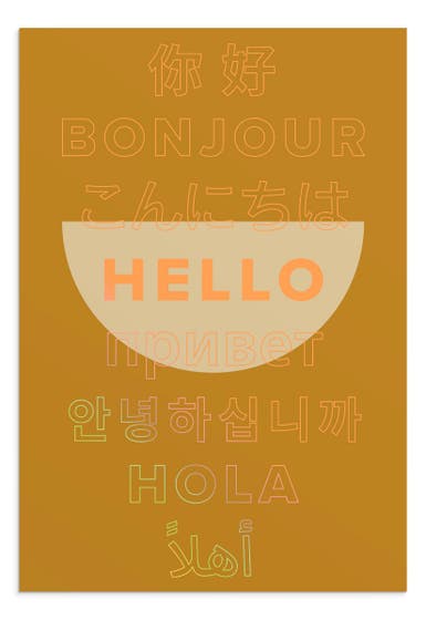 Noteworthy - For Anyone - Hello - 3 Greeting Cards