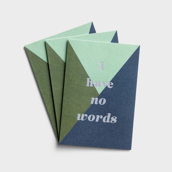 Noteworthy - For Anyone - No Words - 3 Greeting Cards