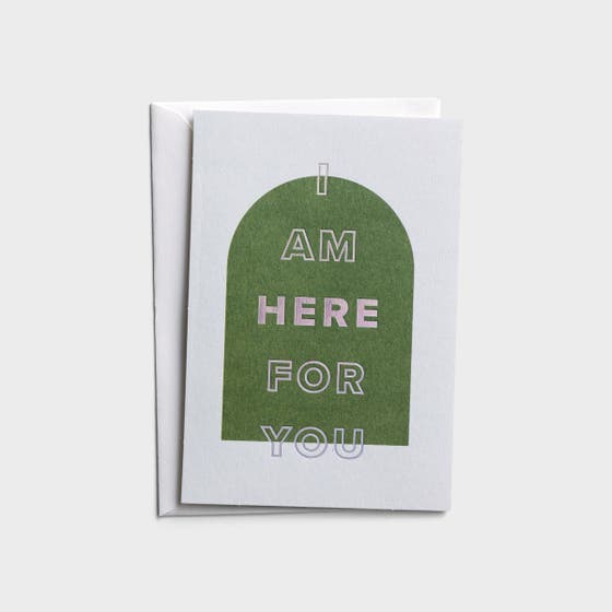 Noteworthy - Encouragement - I am Here for You - 3 Greeting Cards