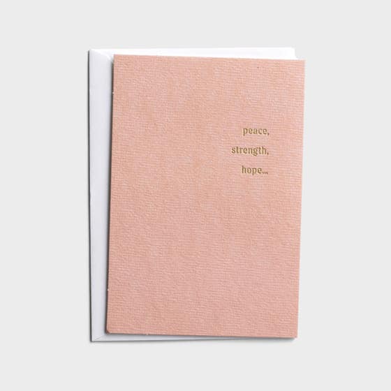Sadie Robertson Huff - Peace, Strength, Hope - Encouragement - 3 Premium Cards