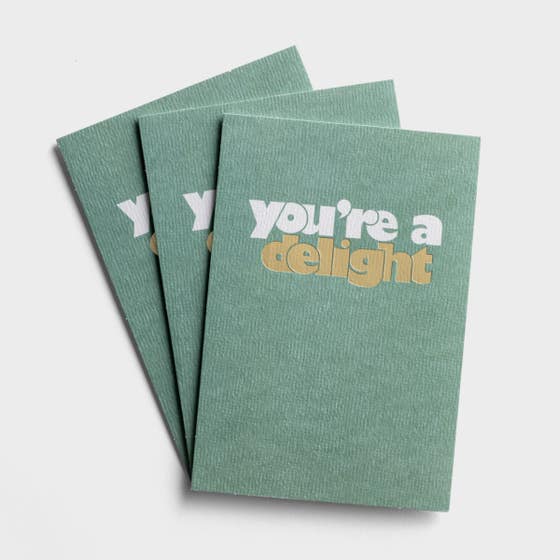 Sadie Robertson Huff - Encouragement - You're a Delight - 3 Premium Cards