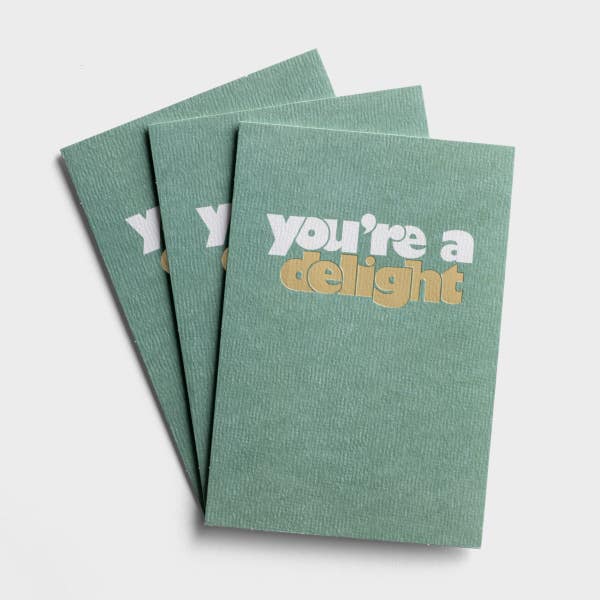 Sadie Robertson Huff - Encouragement - You're a Delight - 3 Greeting Cards