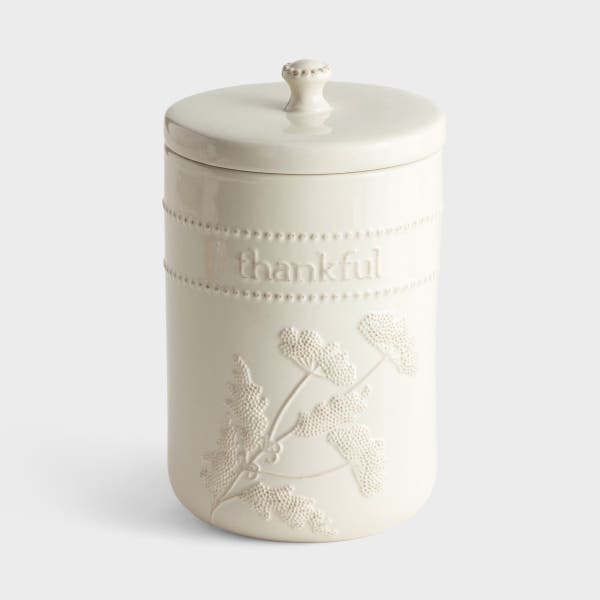 Mary & Martha - Grace & Gratitude Thankful Canister | Medium
