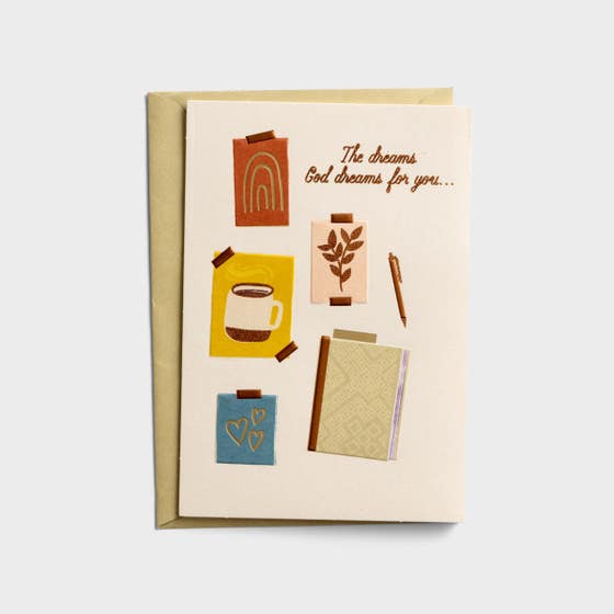 Appreciation - Dream God Dreams for You - Set of 6 Greeting Cards