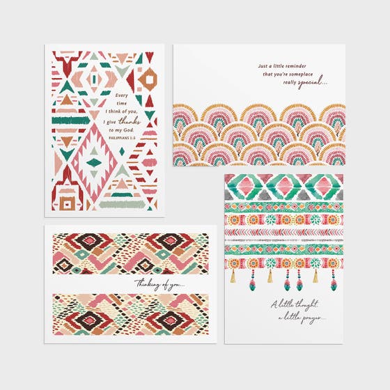 Thinking of You - Thanking God - 12 Boxed Cards