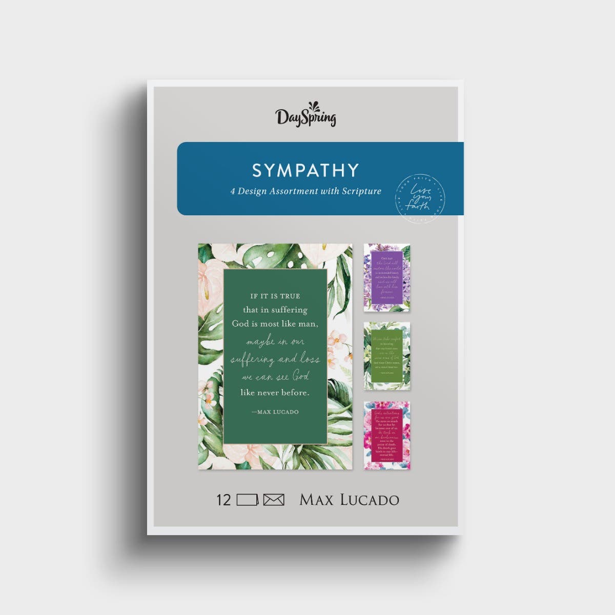 Max Lucado - Sympathy - 12 Boxed Cards and Envelopes