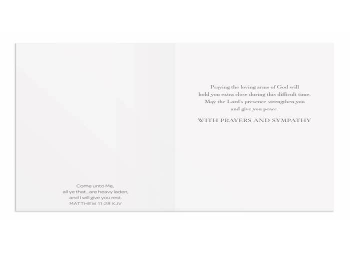 Sympathy - God's Tender Comfort - 12 Boxed Cards, KJV