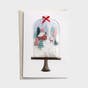 Christmas - For Anyone - Snow Globe - 1 Premium Greeting Card 