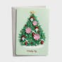 Christmas - For Anyone - Christmas Tree - 1 Premium Greeting Card