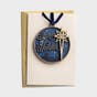 Christmas - For Anyone - Star - 1 Premium Greeting Card with Detachable Ornament, KJV