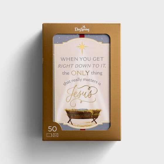 The Only Thing That Matters is Jesus - 50 Christmas Boxed Cards