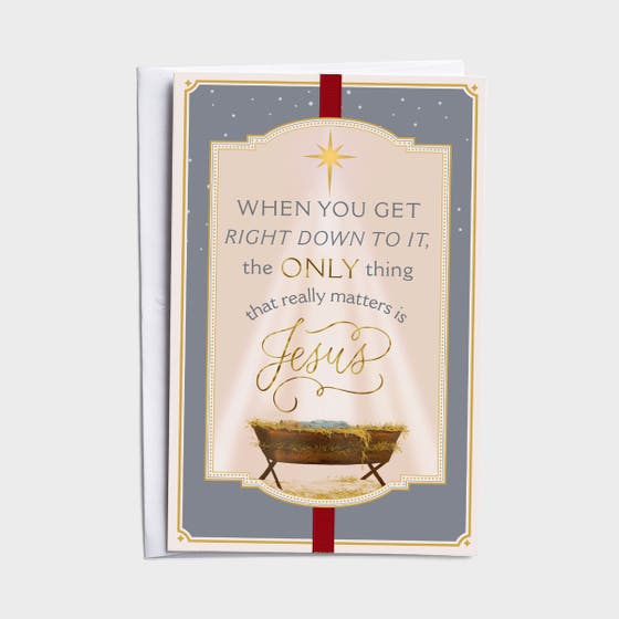 The Only Thing That Matters is Jesus - 50 Christmas Boxed Cards