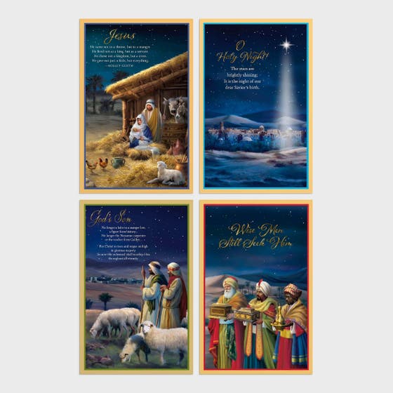 The Christmas Story - 60 Assorted Christmas Boxed Cards