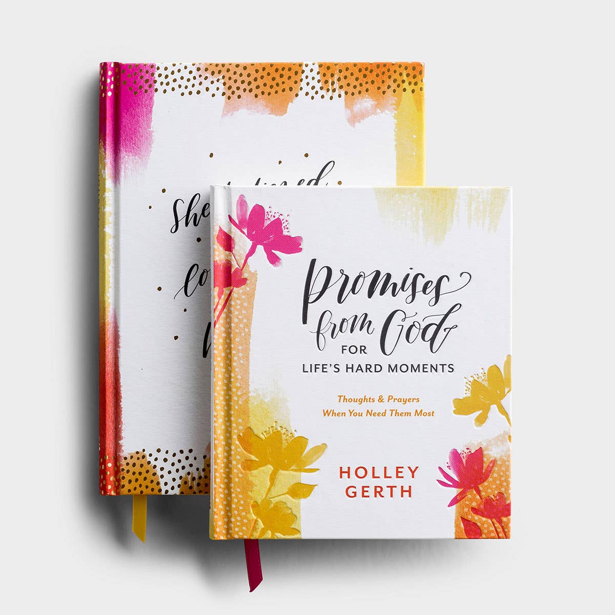 Holley Gerth - God's Promises & She Believed - Gift Book & Journal Gift Set