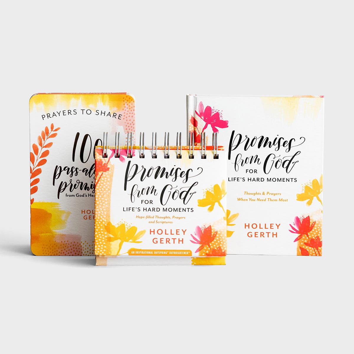 Holley Gerth - Bible Promises Gift Book, Prayers to Share & Perpetual Calendar - Gift Set