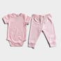 Little Blessing - Pink Striped Baby Outfit