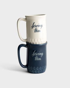 Serving Him - Mug Gift Set - Set of 2