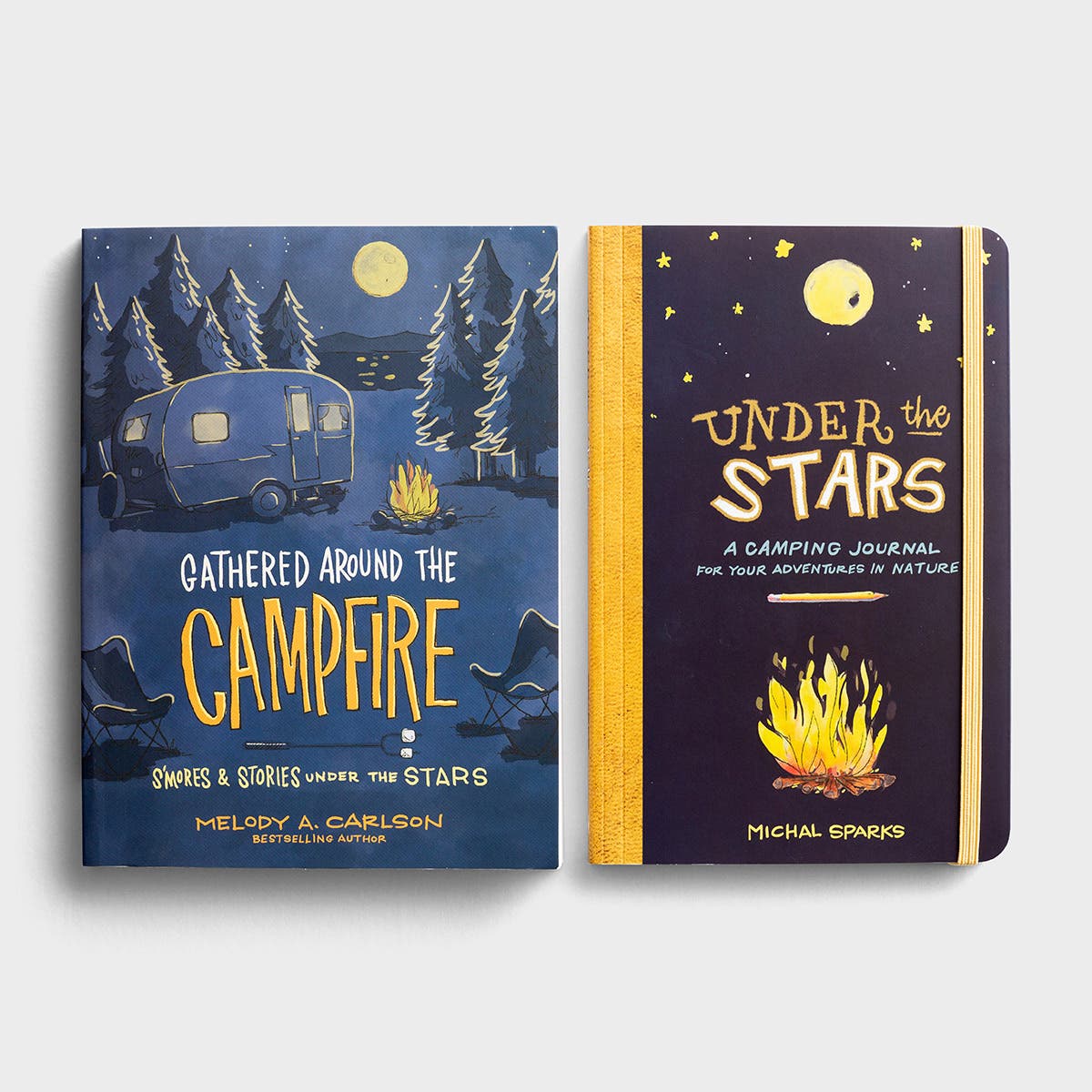Under the Stars - Camping Journal and Book Gift Set