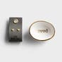 Love Never Fails Earrings & Ring Dish - Gift Set