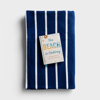 The Beach Is Calling Devotional & Beach Towel - Gift Set