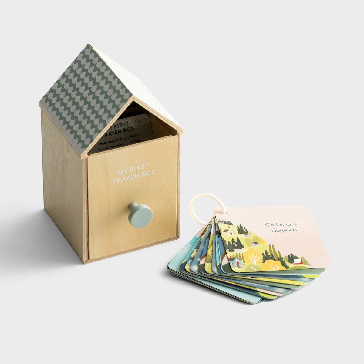 My First Prayer Box and Bible Memory Verse Cards Set