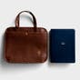 DaySpring Hope & Encouragement Navy Bible & Gold Cross Faux leather Bible tote