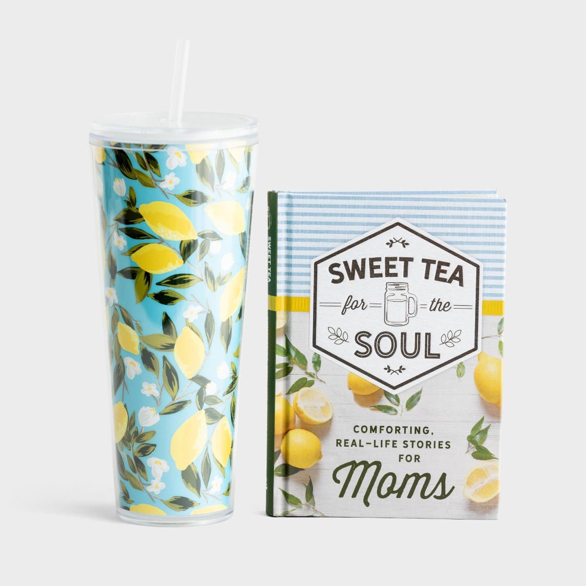Lemon Tumbler & Sweet Tea for the Soul for Moms - Gift Set