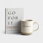 Go for It Mug + Go For It Book Gift Set