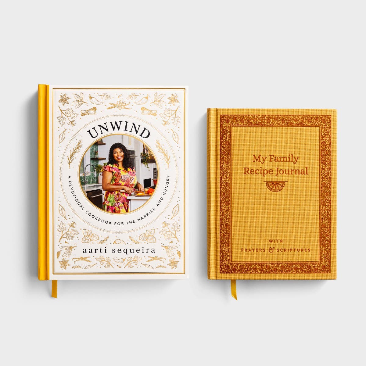 Aarti Sequeira - Unwind Cookbook and Family Recipe Journal Gift Set 