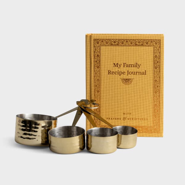 Aarti Sequeira - My Recipe Journal + Good Measure Measuring Cup Set