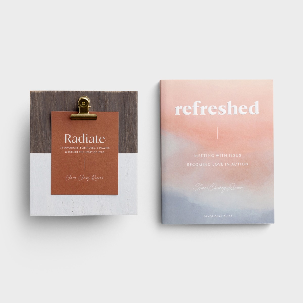 Cleere Cherry Reaves - Refreshed Devotional Guide & Clip Frame Gift Set